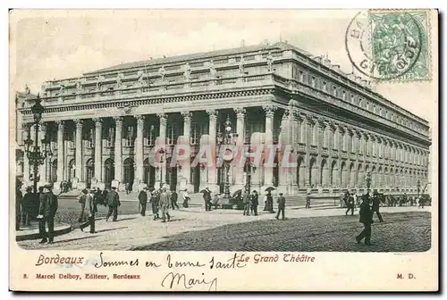 Bordeaux Cartes postales Le grand theatre