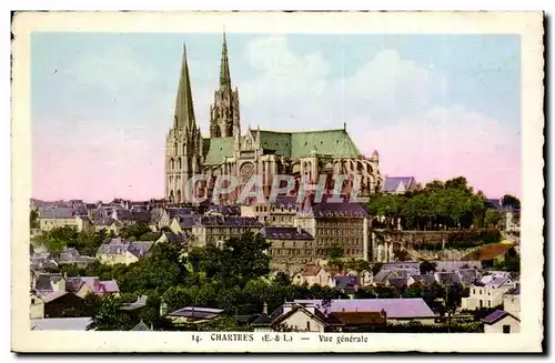 Chartres Cartes postales Vue generale