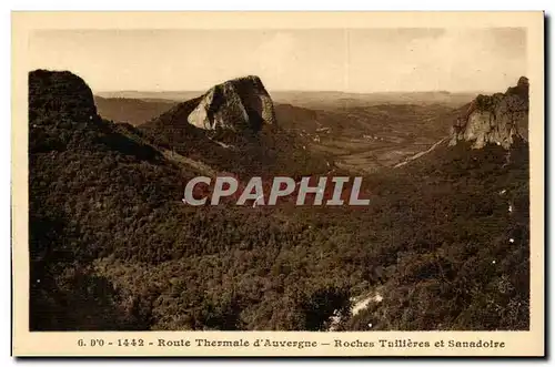 Auvergne Ansichtskarte AK Route thermale Roches Tullieres et Sanadoire