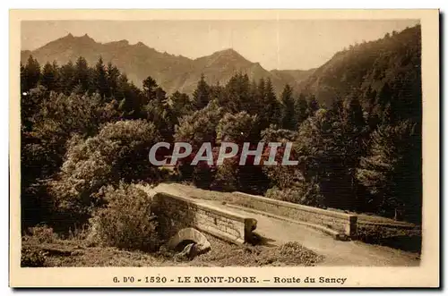 Auvergne Ansichtskarte AK G D&#39O Le mont dore Route de Sancy