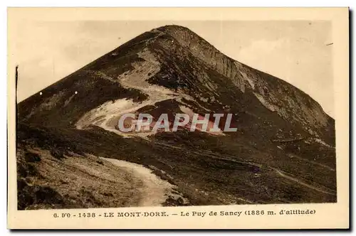 Auvergne Ansichtskarte AK G D&#39O Le puy de Sancy (1886m)