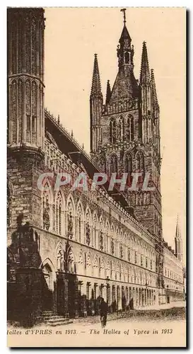 Belgique Belgie Ypres Cartes postales Les halles en 1913