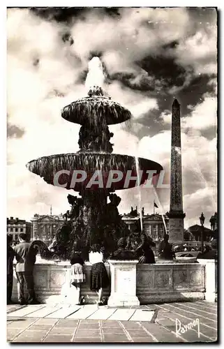 Paris Cartes postales Fontaine Place de la Concorde