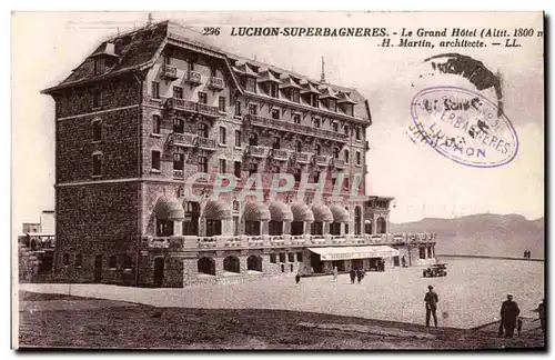 Luchon Superbagneres Ansichtskarte AK Le grand hotel H Martin architecte