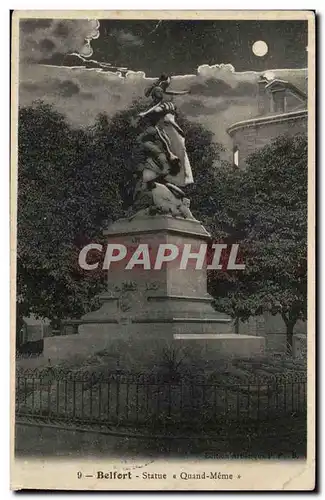 Belfort Cartes postales Statue Quand meme