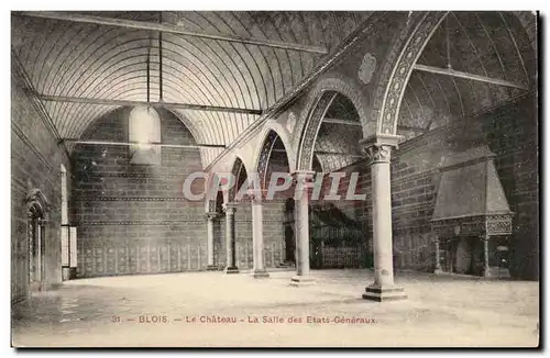 Blois Cartes postales Le chaetau La salle des Etats Generaux