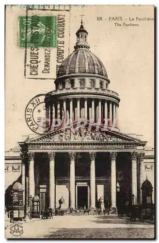 Paris Cartes postales Le pantheon