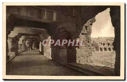 Nimes Ansichtskarte AK Les arenes Galeries exterieures