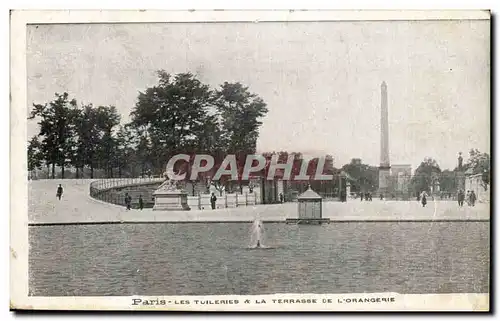 Paris Ansichtskarte AK Les Tuileries et la terrasse de l&#39orangerie