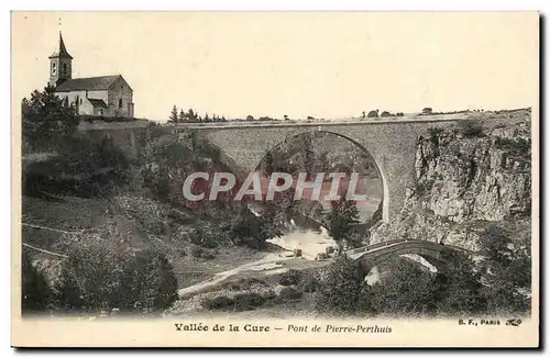 VAllee de la Cure Ansichtskarte AK Pont de Pierre Perthuis