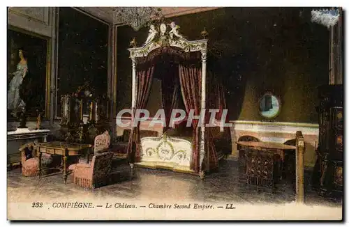 Compiegne Ansichtskarte AK Le chateau Chambre second Empire