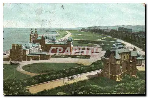 Dieppe Cartes postales Vue panoramique prise du vieux chateau
