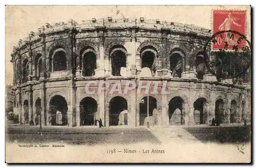 Nimes Cartes postales Les arenes