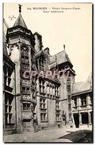 Bourges Ansichtskarte AK Palais Jacques Coeur Cour interieure