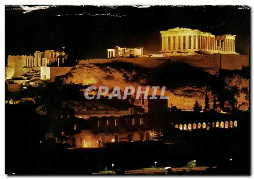 Grece Greece Ansichtskarte AK Athenes Athens Acropole