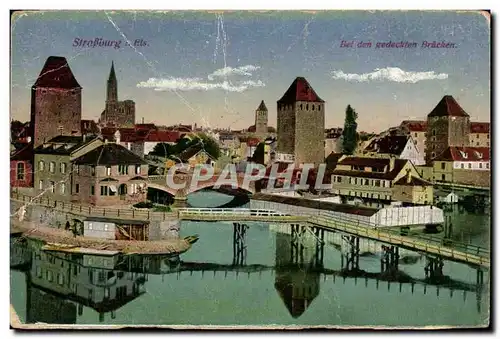 strasbourg Cartes postales Bei den gedeckten Brucken