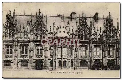 Rouen Cartes postales PAlais de justice