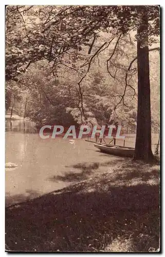 Bordeaux Cartes postales Le jardin public Barque au repos