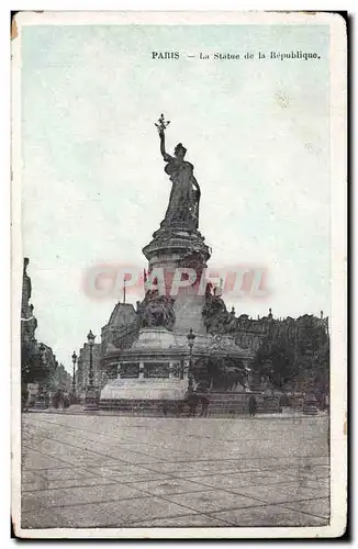 Paris Cartes postales La station de la Republique