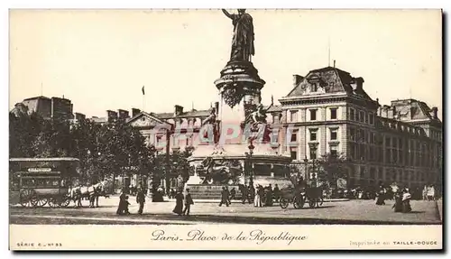 Paris Cartes postales Place de la Republique