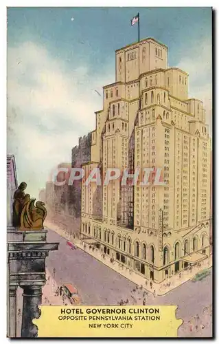 Etats Unis Cartes postales Hotel Governor Clinton Opposite Pennsylvania Station New York