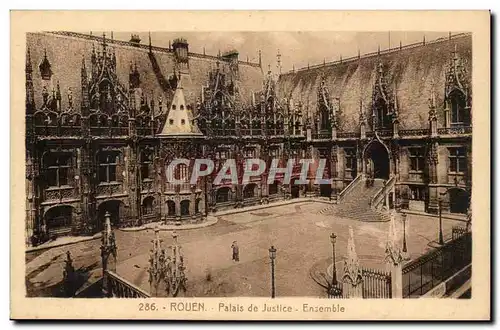 Rouen Cartes postales Palais de justice Ensemble