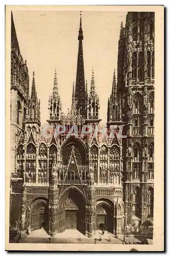 Rouen Ansichtskarte AK FAcade principale de la cathedrale