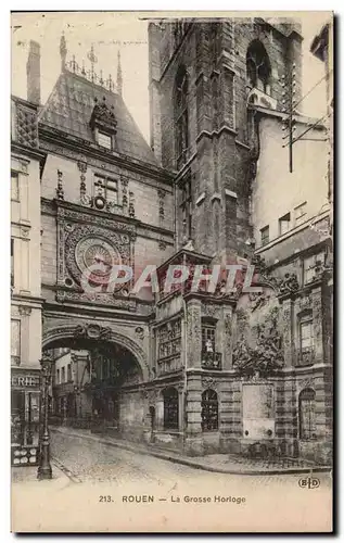 Rouen Cartes postales La grosse horloge