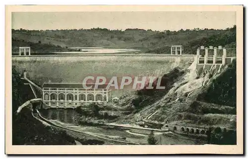 Eguzon Cartes postales L'usine le barrage et le lac