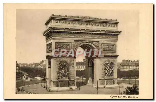 Paris Cartes postales Arc de TRiomphe (carte Journees medicales de Paris)