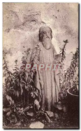 Cartes postales L&#39ami des plantes ce saint provenant de la collegiale semble attriste de voir son voisin tue