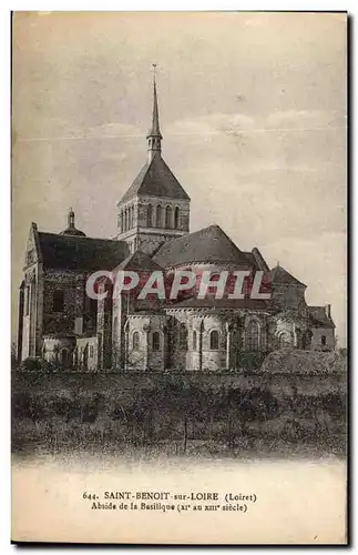 Saint Benoir sur Loire Cartes postales Abside de la Basilique (11 et 13eme)