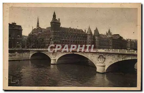 Paris Cartes postales La conciergerie et le pont au change