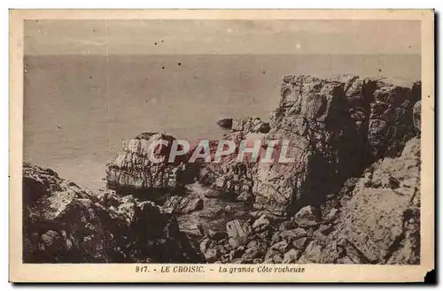 Le Croisic Cartes postales La grande cote rocheuse