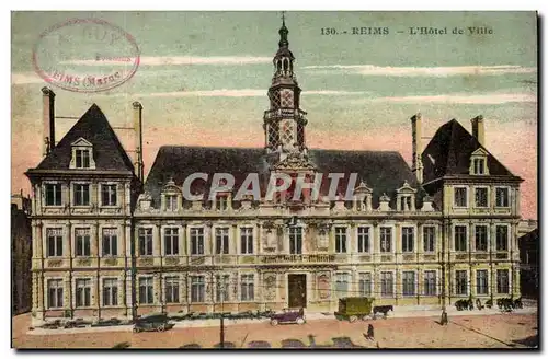 Reims Cartes postales L&#39hotel de ville