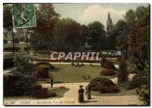 Vichy Cartes postales Un coin du parc des CElestins