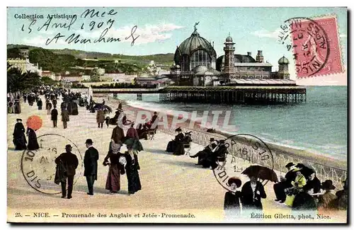 Cannes Cartes postales Promenade des Anglais et jetee promenade