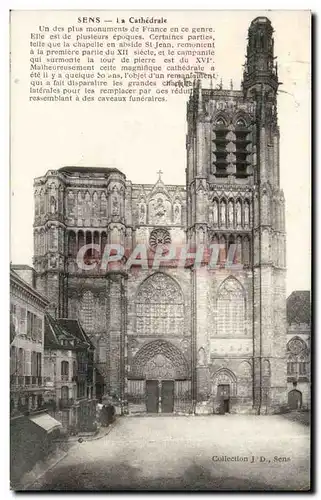 Sens Cartes postales La cathedrale