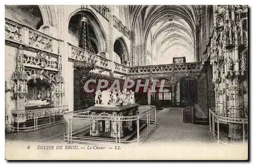 Eglise de Brou Cartes postales Le choeur