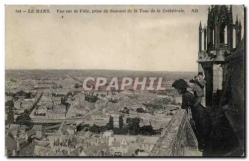 Le mans Ansichtskarte AK Veu sur la ville prise du sommet de la Tour de la cathedrale