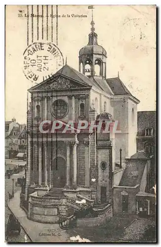 Le mans Cartes postales Eglise de la Visitation