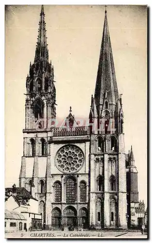 Chartres Cartes postales La cathedrale