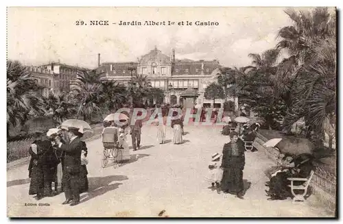 Nice Cartes postales Jardins Albert 1er et le casino