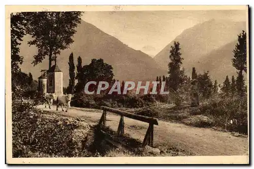 Argeles Cartes postales Route de Beaucens (fond gorge des Cauterets)