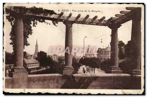 Metz Cartes postales Vue prise de la Bergola