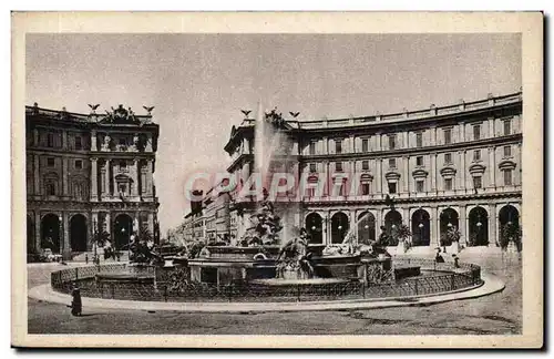 Italie Italia Roma Ansichtskarte AK Piazza esebra a Termini