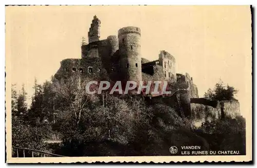 Luxembourg Vianden Cartes postales Les ruines du chateau