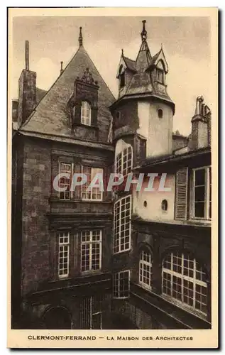 Clermont Ferrand Ansichtskarte AK Maison des architectes