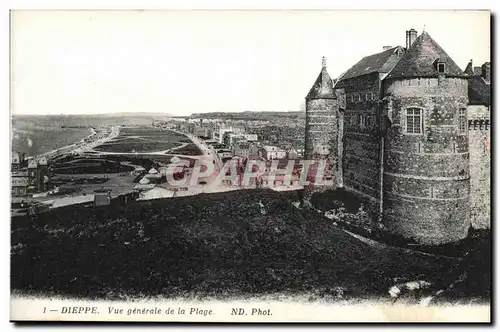 Dieppe Ansichtskarte AK Vue generale de la plage