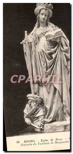 Cartes postales Bourg Eglise Sainte Catherine Statuette du tombeau de Marguerite d&#39Autriche